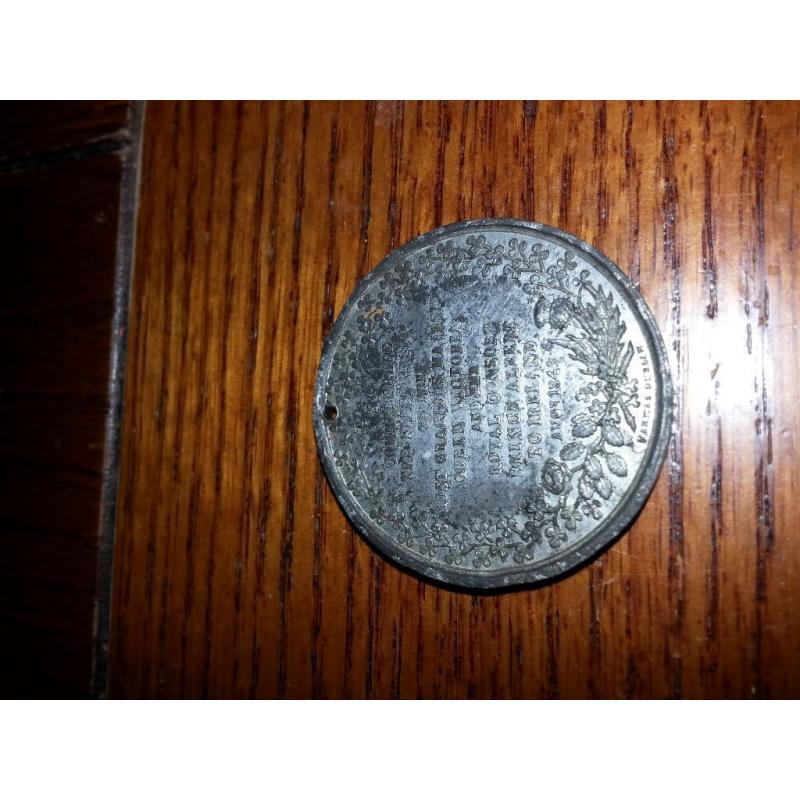 1849 Royal Visit To Ireland Medal