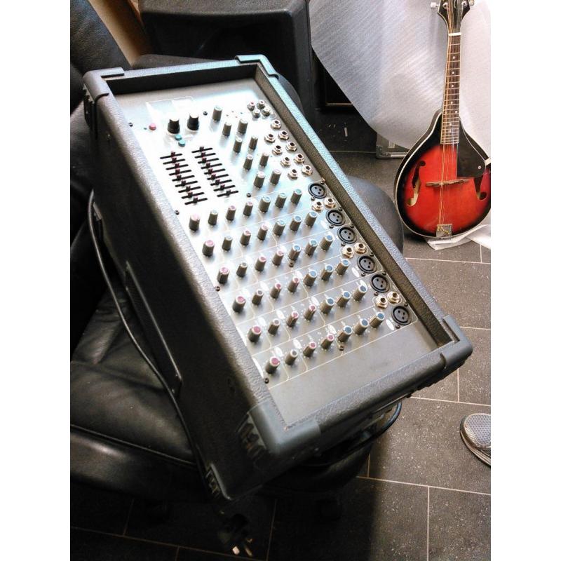 Box Type Mixer Amp, 250 w+250W, built in effects