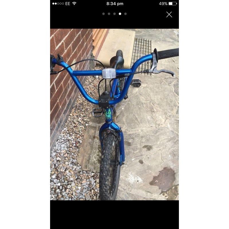 Blue bmx mark Hoffman