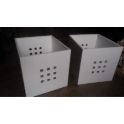 Ikea boxes storage (2 units) + 1 door bookcase kallax