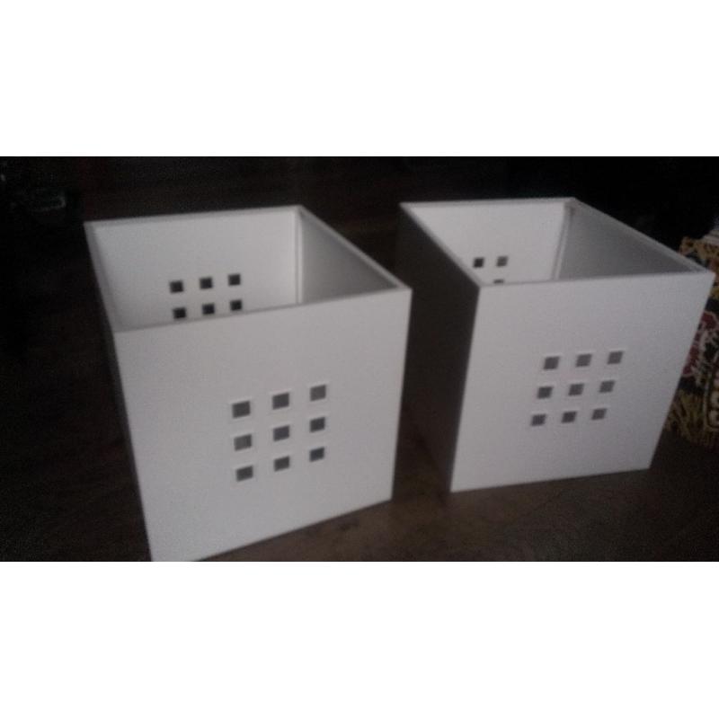 Ikea boxes storage (2 units) + 1 door bookcase kallax