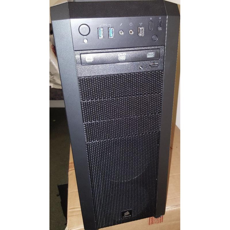 As New - Gaming PC, Samsung Monitor, Saitek Flight Simulator Gear - 4690K, GTX 970, Asus Z97, SSD