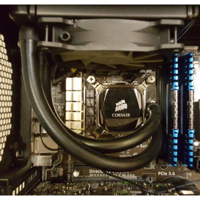 As New - Gaming PC, Samsung Monitor, Saitek Flight Simulator Gear - 4690K, GTX 970, Asus Z97, SSD
