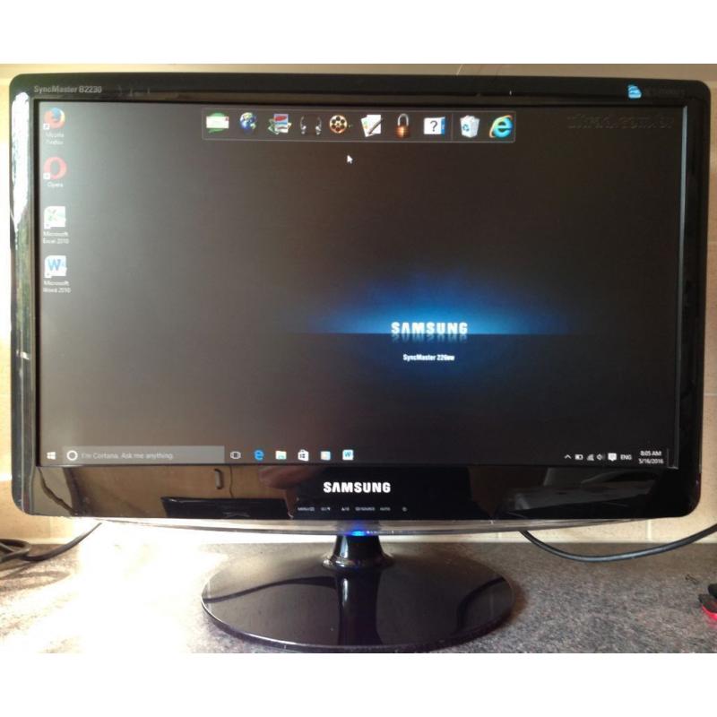 22 Inch HDMI Samsung Stylish FHD VGA HD PC computer screen monitor