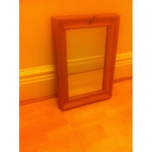 Classic wooden mirror