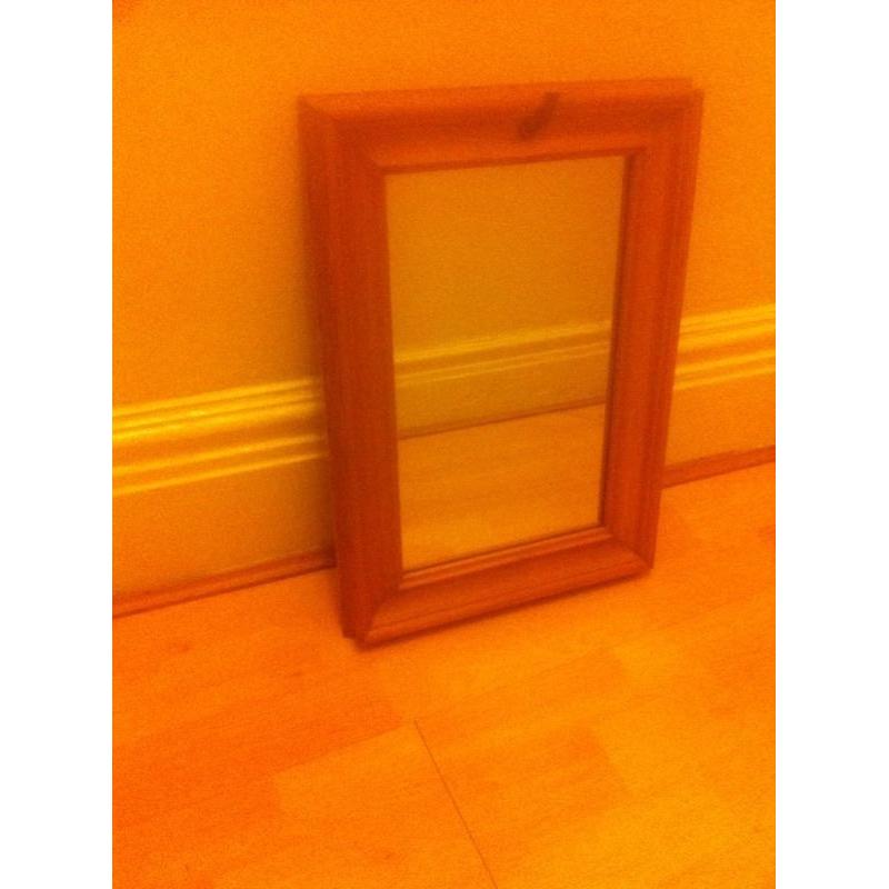 Classic wooden mirror