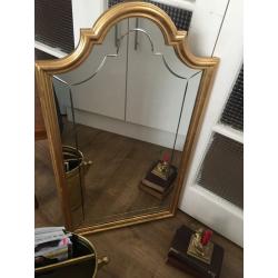 FREE DELIVERY FRENCH MIRROR ANTIQUE GOOD CONDITION & QUALITY