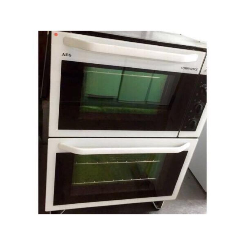 *****AEG AS NEW BUILT IN ELECTRIC DOUBLE OVEN INCLUDES 6 MONTHS GUARANTEE