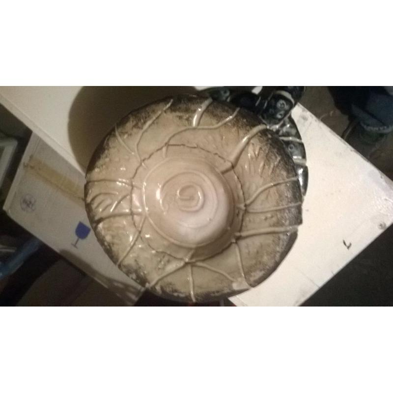 Handmade artisan vase (signed) from posh Lady's house clearance