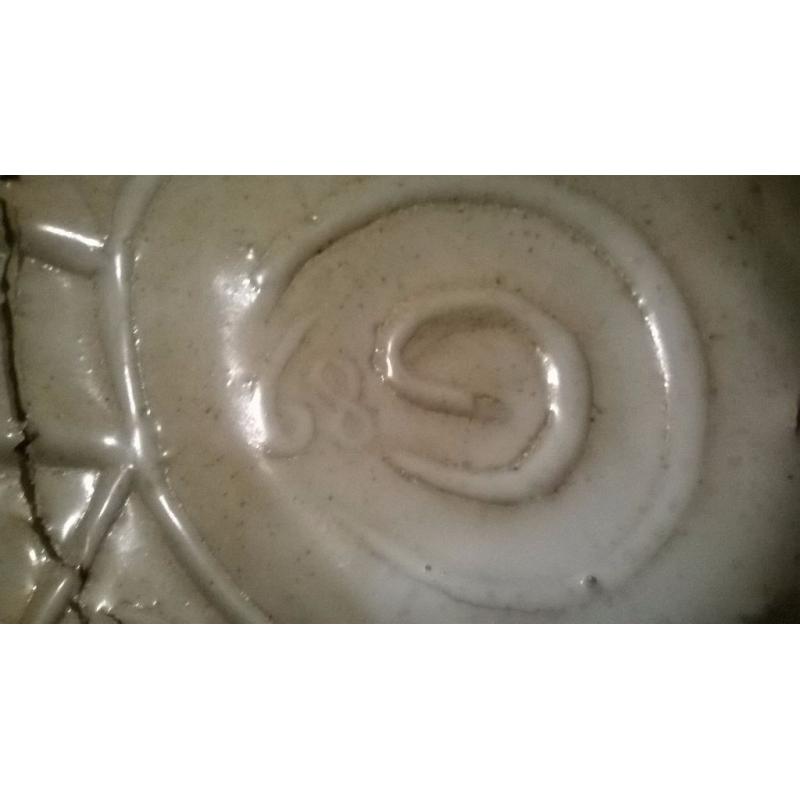 Handmade artisan vase (signed) from posh Lady's house clearance