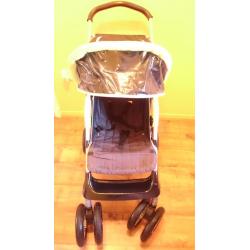Used Graco pushchair, from birth to 4 years