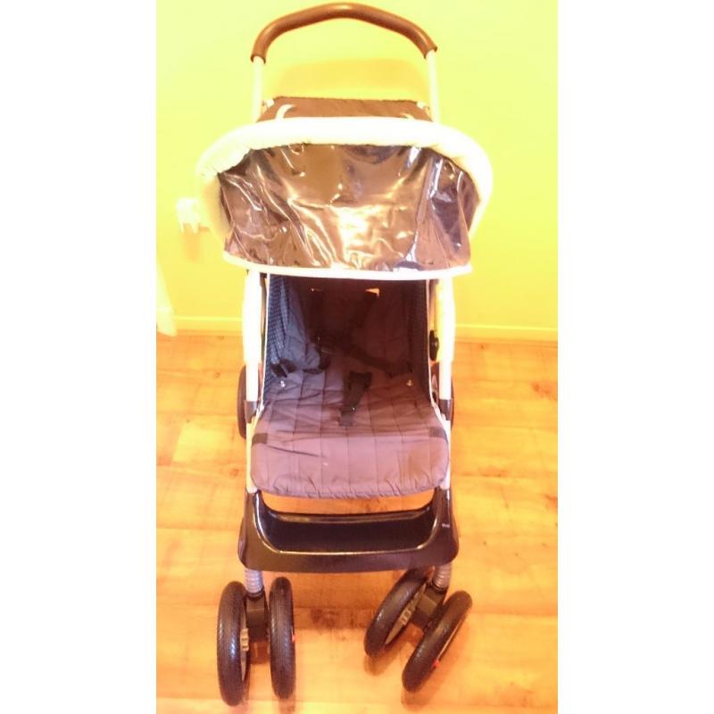 Used Graco pushchair, from birth to 4 years