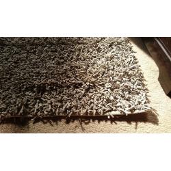 Split Leather Rug