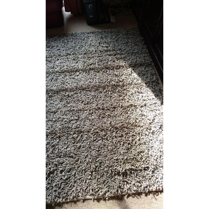 Split Leather Rug