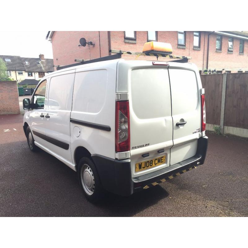 08 PLATE PEUGEOT EXPERT 2.0 HDI TWIN SIDE DOORS 1 OWNER FROM NEW VERY CLEAN