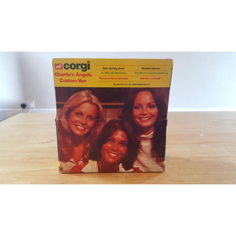Boxed Corgi Charlie's Angels van