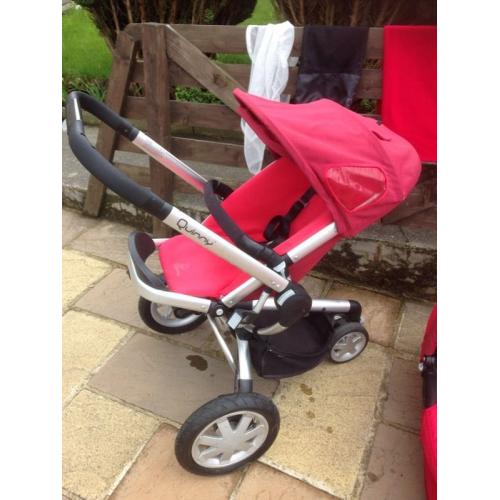 Quinny Buzz Pram With Carrycot, Footmuff & Accessories