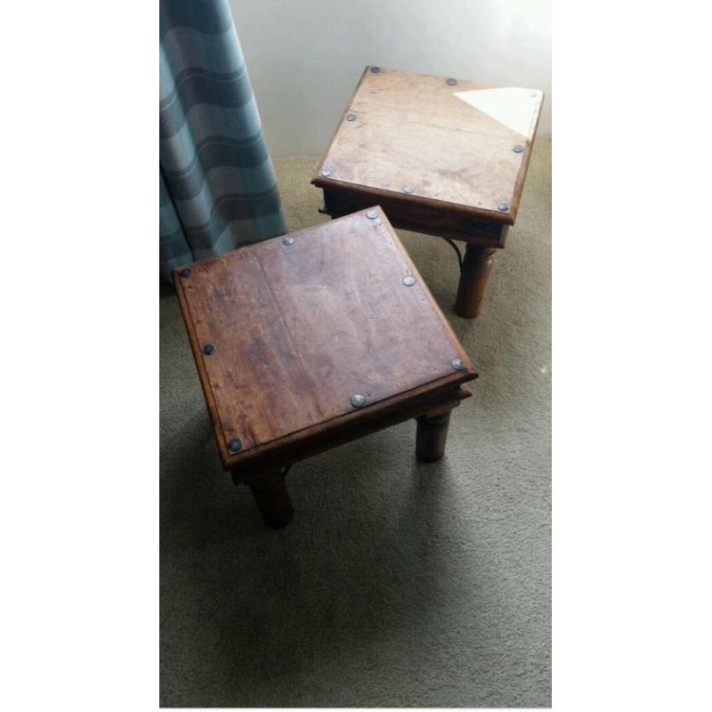 Wanted: vintage wooden side tables