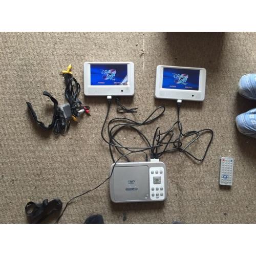 Twin Screen DVD Player