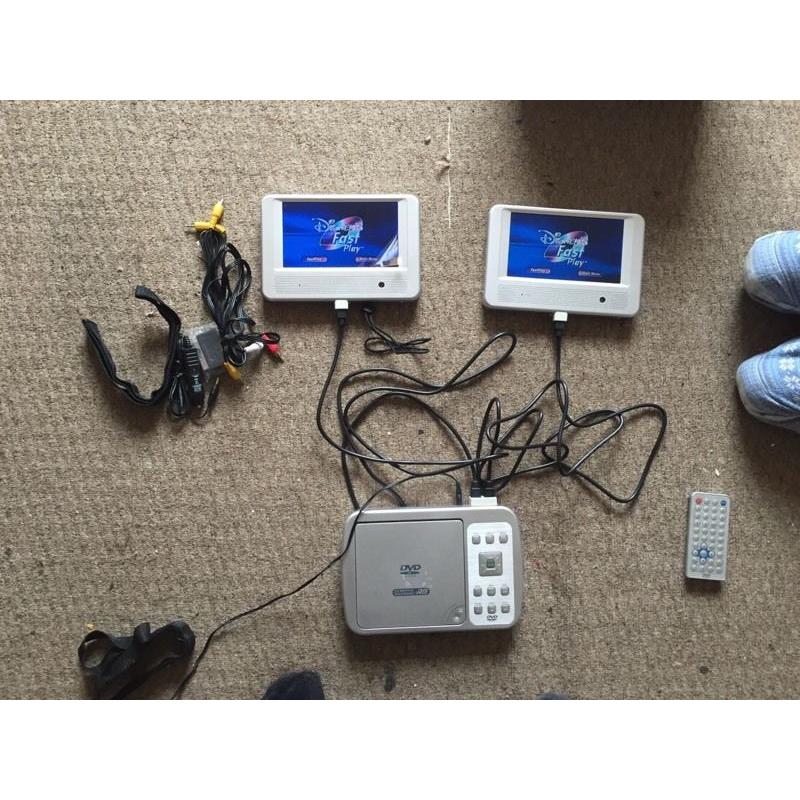 Twin Screen DVD Player