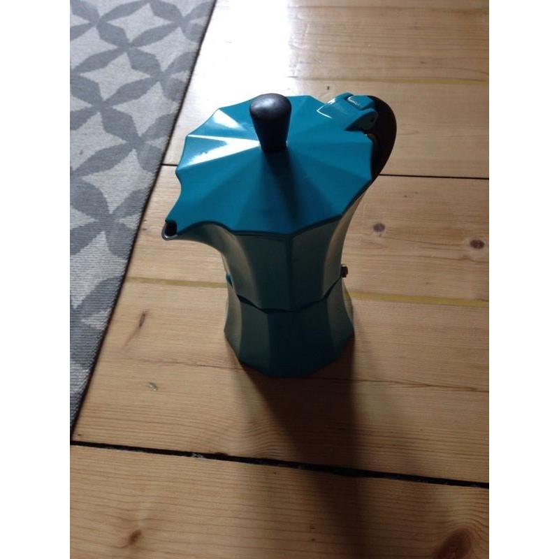 gnali & zani coffee percolator - turquoise