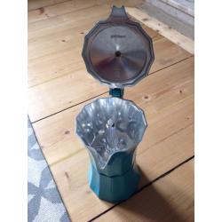 gnali & zani coffee percolator - turquoise