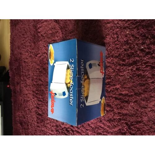 Prima 2 Slice Toaster BNIB. Unused