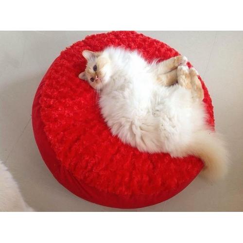 Brand new lazy days pet bed Fur topped blue