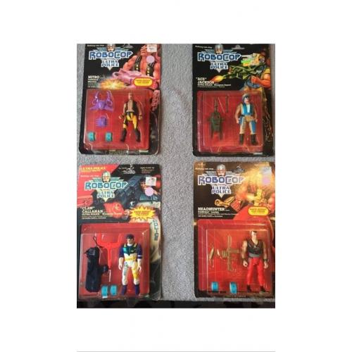 Rare 1989 robocop figures