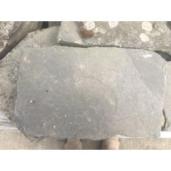 Black slate for flooring or cladding