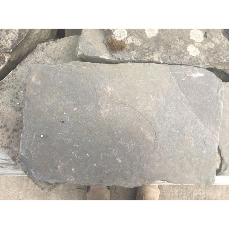 Black slate for flooring or cladding