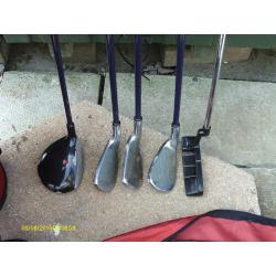 JUNIOR R H GOLF CLUBS FOR 5 - 8 YEARS