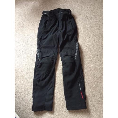 Revit ladies motorcycle textile trousers size 38. Suit lady size 8-10