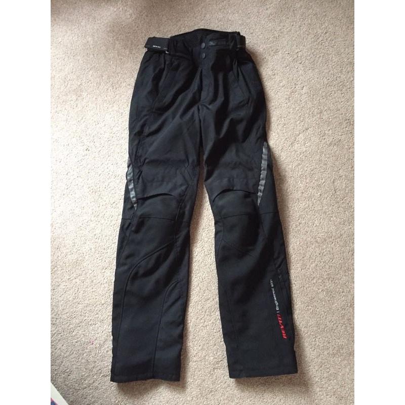 Revit ladies motorcycle textile trousers size 38. Suit lady size 8-10