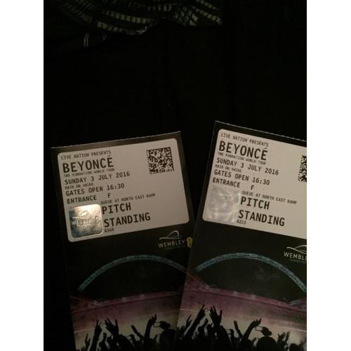 2x Beyonce Wembley Stadium. 3rd July