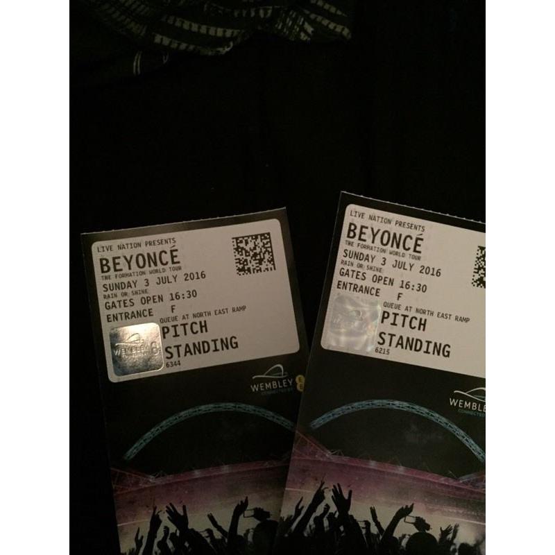 2x Beyonce Wembley Stadium. 3rd July