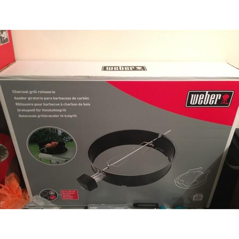Weber charcoal rotisserie 7495 BRAND NEW