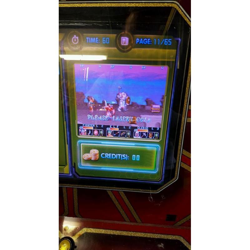 Coin operated multi game 700 in 1 arcade video machine similar to mame but better