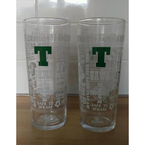 Tennant's northern Ireland limited edition glasses