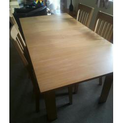 Dining table with 4 chairs