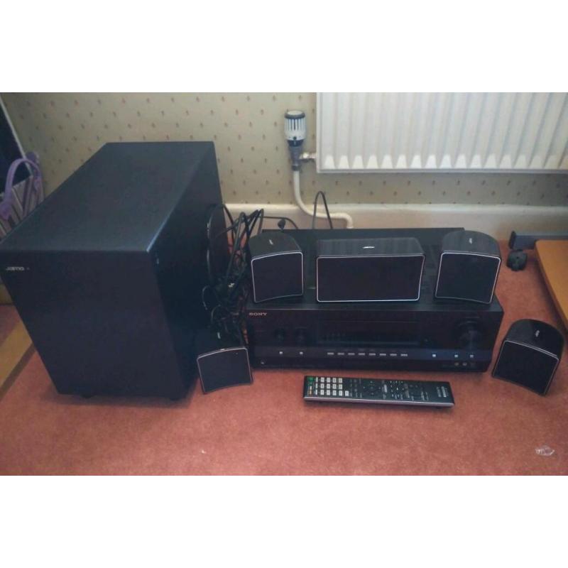 Home cinema system 5.1(Sony AV receiver and Jamo speakers)
