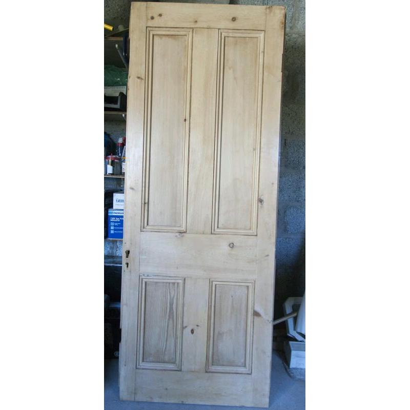 Original stripped pine doors