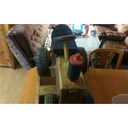 Handmade Kids wooden rocking tractor