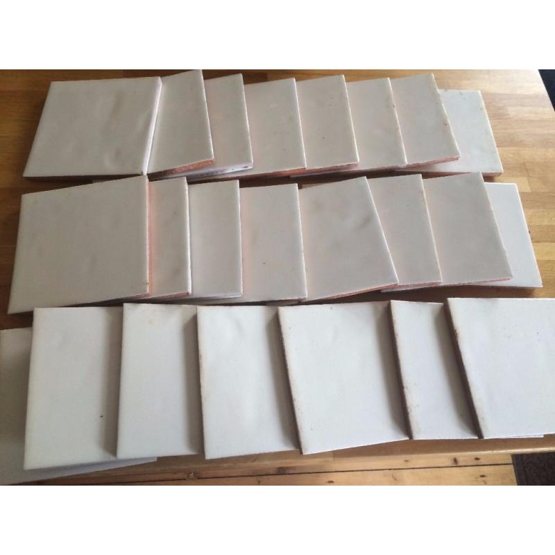 24 x Marlborough tiles. Antique white hand made from Contemporary Classics