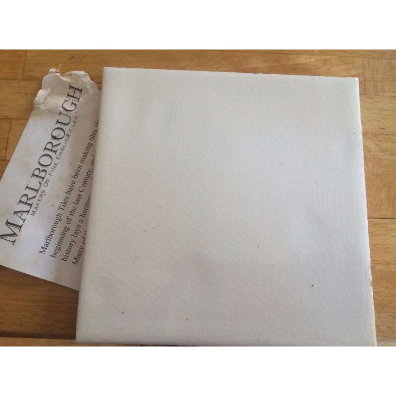 24 x Marlborough tiles. Antique white hand made from Contemporary Classics