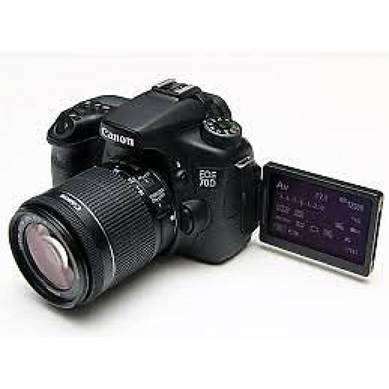 As NEW Canon 70D DSLR still under warranty!