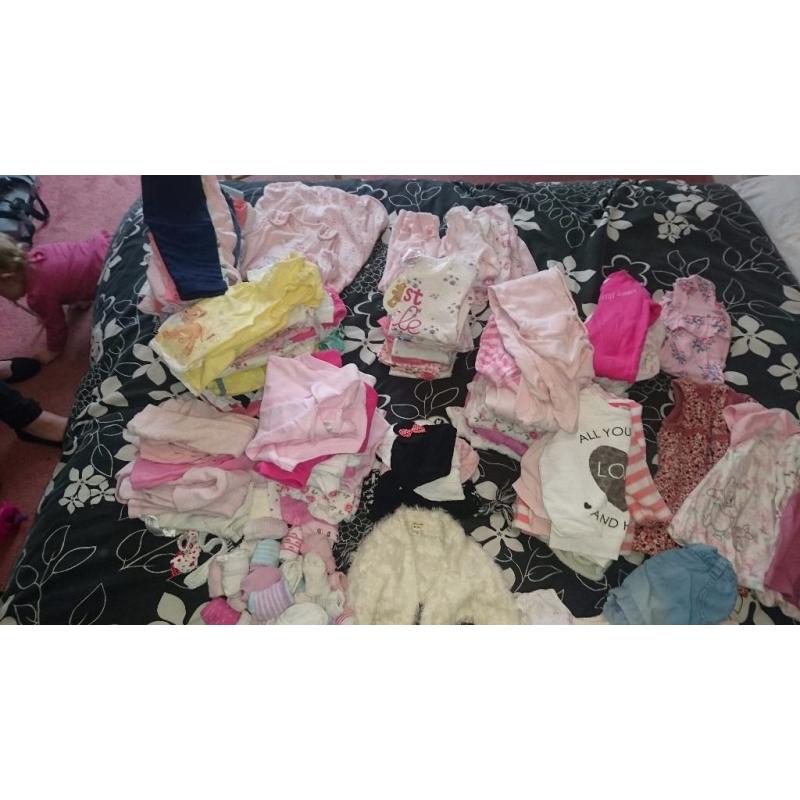 6-9 months girls clothes bundle