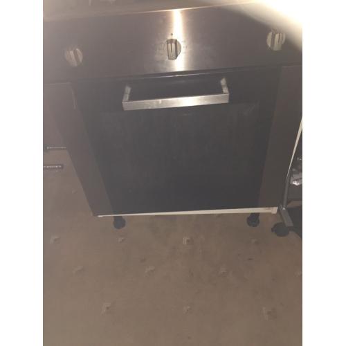 Electric oven and gas hob in stainless excellent condition 50