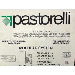 6 sq metres of Pastorelli Porcelain "limestone effect" Modular tiles.