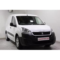 2016 Peugeot Partner L1 1.6 HDi 75 Professional Van Diesel white Manual
